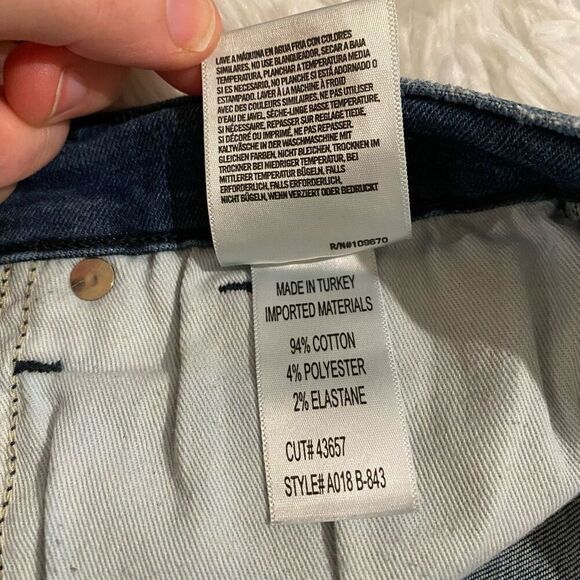 Agolde Sophie Hi Rise Skinny Crop in Spell Size 28 - Picture 8 of 9